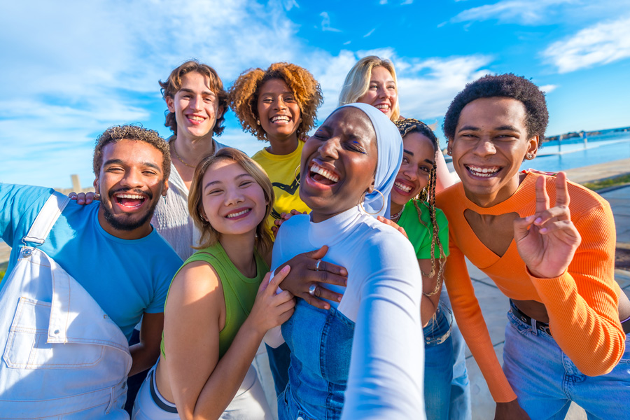 young-multiracial-people-laughing-together